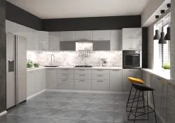 Halmar Keittiökaappi Vento DK 100/82, Vaaleanharmaa -NORE Kalusteet Myymälä keittiokaappi vento dk 10082 vaaleanharmaa 12a0b hinta reference