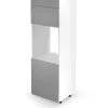 Halmar Keittiökaappi Vento DP 60/214 Cm, Vaaleanharmaa
