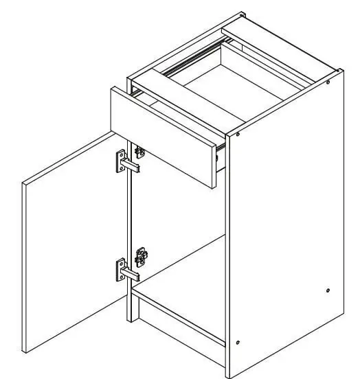 Stolkar Keittiökaappisarja Mela 1,2/1,8 Työpinnalla, Tammi 5 Stolkar Keittiökaappisarja Mela 1,2/1,8 Työpinnalla, Tammi - Image 5