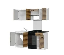 Black Red White Keittiökalusteet BRW Junona Line 170 Kodinkoneilla, Valkoinen/harmaa -NORE Kalusteet Myymälä keittiokalusteet brw junona line 170 kodinkoneilla valkoinenharmaa 47b21 osta reference