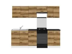 Black Red White Keittiökalusteet BRW Junona Line 230, Vaaleanruskea.