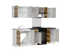 Black Red White Keittiökalusteet BRW Junona Line 240, Vaaleanruskea. -NORE Kalusteet Myymälä keittiokalusteet brw junona line 240 vaaleanruskea 63031 netistai reference