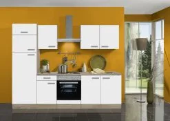 Keittiön Kaappisarja Jaka Optikompakt Zamora, 270 Cm, Valkoinen/ruskea