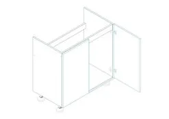 Stolkar Keittiön Kaappisarja Mela 1,2/1,8 Työpinnalla, Valkoinen -NORE Kalusteet Myymälä keittion kaappisarja mela 1218 tyopinnalla valkoinen 0d373 netistai reference