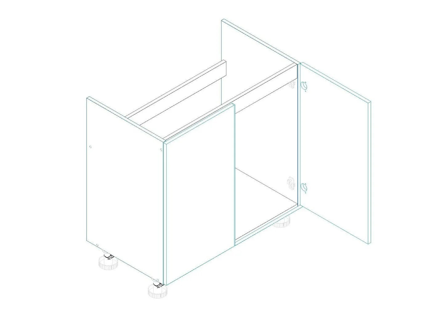 Stolkar Keittiön Kaappisarja Mela 1,8/2,4 Työtaso, Tammi 3 Stolkar Keittiön Kaappisarja Mela 1,8/2,4 Työtaso, Tammi - Image 3