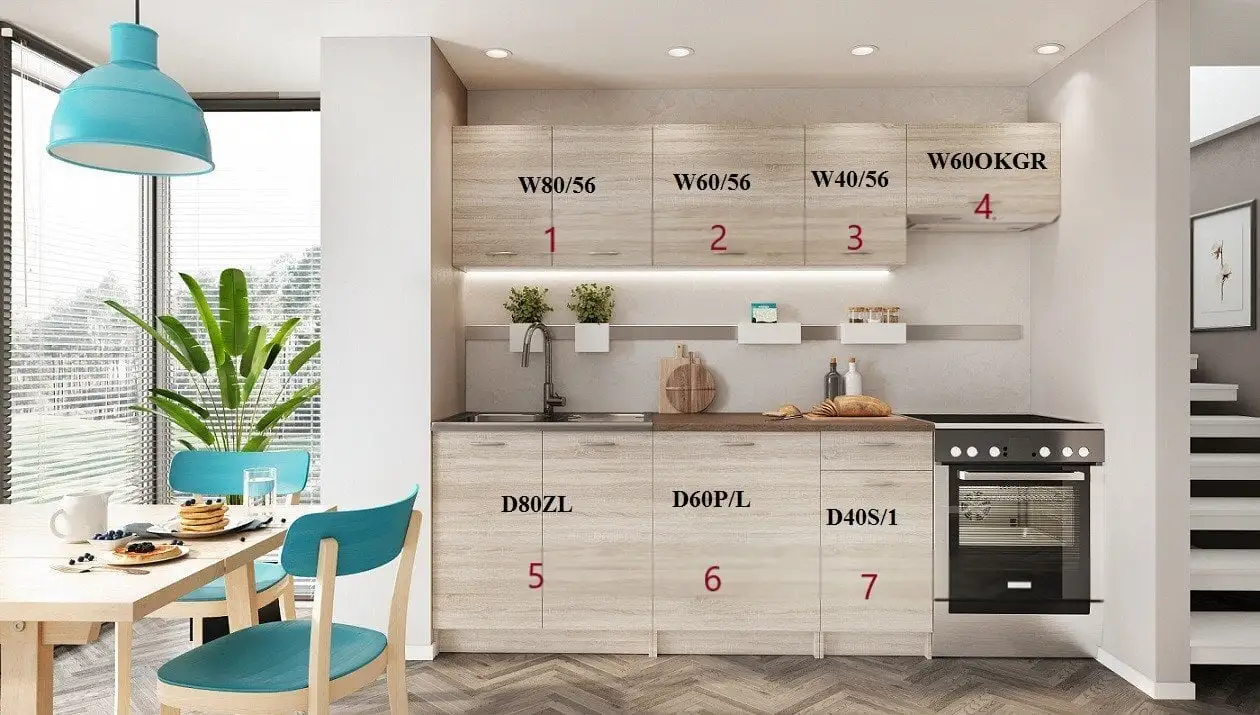 Stolkar Keittiön Kaappisarja Mela 1,8/2,4 Työtaso, Tammi 2 Stolkar Keittiön Kaappisarja Mela 1,8/2,4 Työtaso, Tammi - Image 2