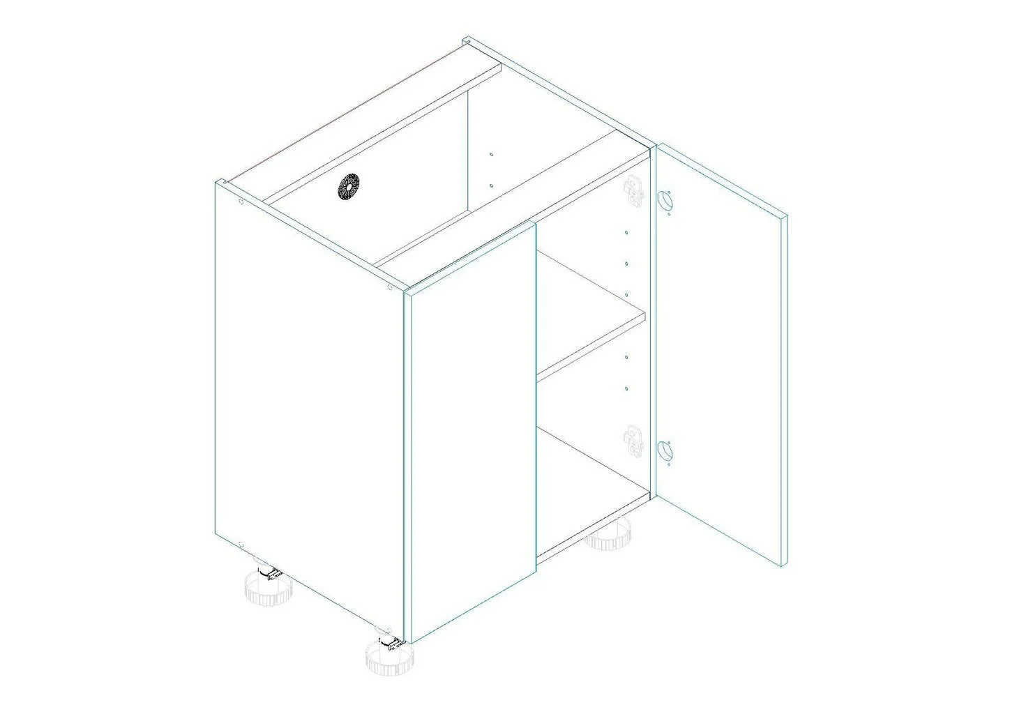 Stolkar Keittiön Kaappisarja Mela 1,8/2,4 Työtaso, Tammi 4 Stolkar Keittiön Kaappisarja Mela 1,8/2,4 Työtaso, Tammi - Image 4