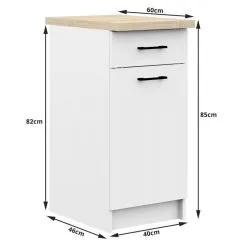 Keittiön Kaappisarja NORE Oliwia 3 M, Valkoinen 11 Keittiön Kaappisarja NORE Oliwia 3 M, Valkoinen -NORE Kalusteet Myymälä keittion kaappisarja nore oliwia 3 m valkoinen cb1be osta reference