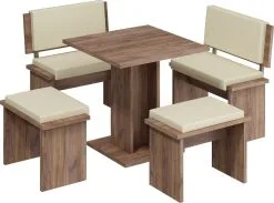 Meblocross Keittiön Penkki Bond, Ruskea / Kerma -NORE Kalusteet Myymälä keittion penkki bond ruskea kerma 5bf6f hinta reference