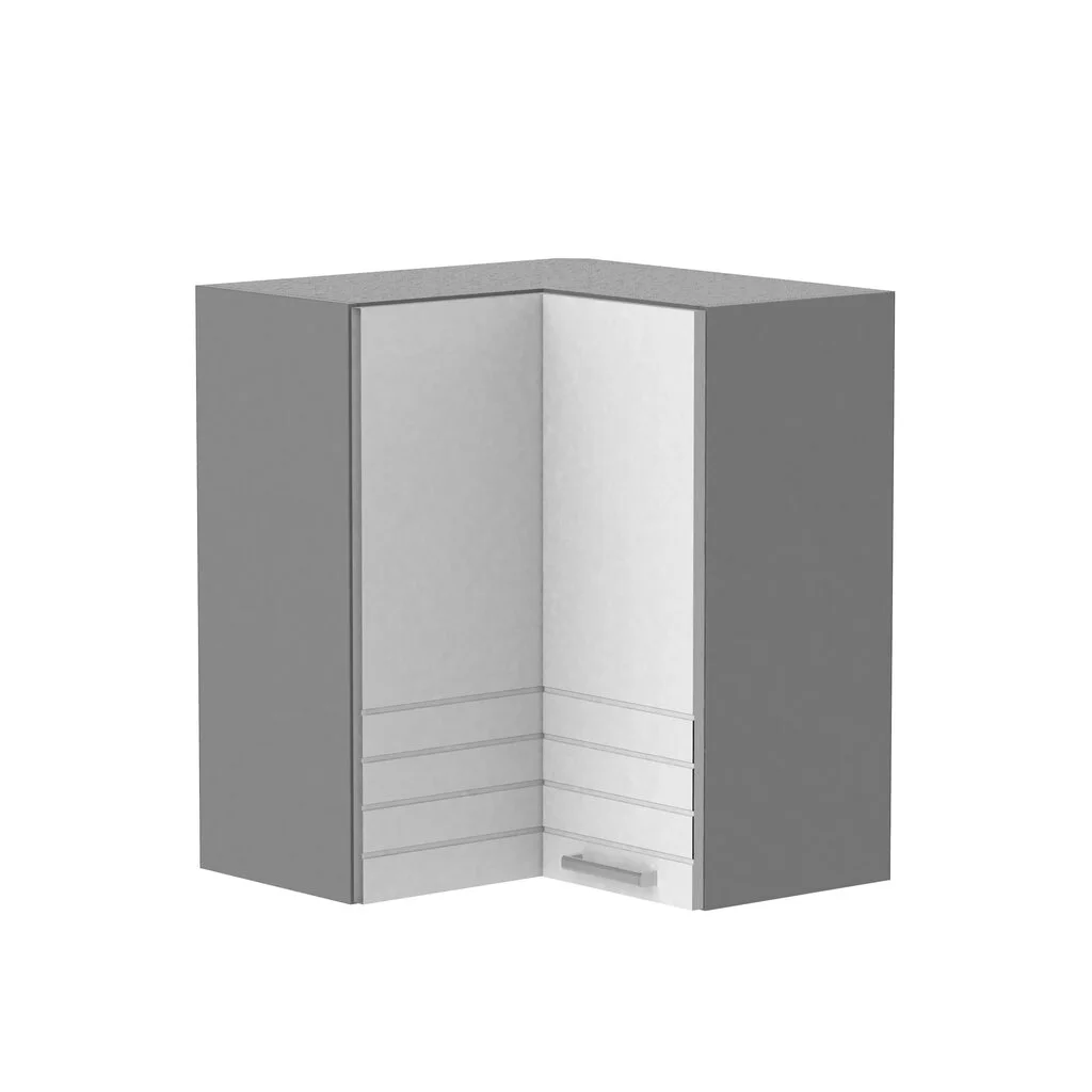 Stolkar Keittiön Seinään Kiinnitettävä Kulmakaappi PAULA WRN P/L, Valkoinen 1 Stolkar Keittiön Seinään Kiinnitettävä Kulmakaappi PAULA WRN P/L, Valkoinen