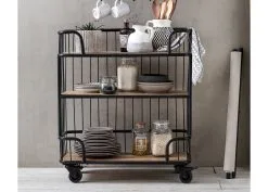 Keittiövaunu Tämä Ja Tuo, Ruskea/musta -NORE Kalusteet Myymälä keittiovaunu tama ja tuo ruskeamusta 3826d palaute reference