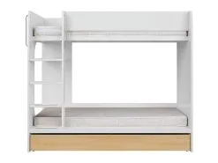 Black Red White Kerrossänky BRW Nandu, 80x190 Cm, Valkoinen/ruskea. -NORE Kalusteet Myymälä kerrossanky brw nandu 80x190 cm valkoinenruskea e0cba netistai reference