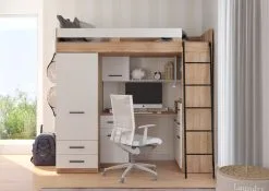 Kerrossänky Meblocross Smyk P, 80x200 Cm, Tammi/valkoinen -NORE Kalusteet Myymälä kerrossanky meblocross smyk p 80x200 cm tammivalkoinen 5ccf6 halvempi reference