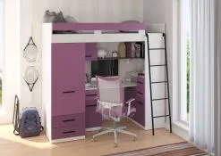 Kerrossänky Meblocross Smyk P, 80x200 Cm, Violetti/valkoinen 8 Kerrossänky Meblocross Smyk P, 80x200 Cm, Violetti/valkoinen -NORE Kalusteet Myymälä kerrossanky meblocross smyk p 80x200 cm violettivalkoinen 032eb netistai reference