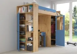 Kerrossänky Meblocross Verana P, 200x90 Cm, Ruskea/sininen -NORE Kalusteet Myymälä kerrossanky meblocross verana p 200x90 cm ruskeasininen 4940b hinta reference