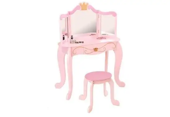 KidKraft Prinsessan Meikkipöytä Ja Tuoli 1 KidKraft Prinsessan Meikkipöytä Ja Tuoli