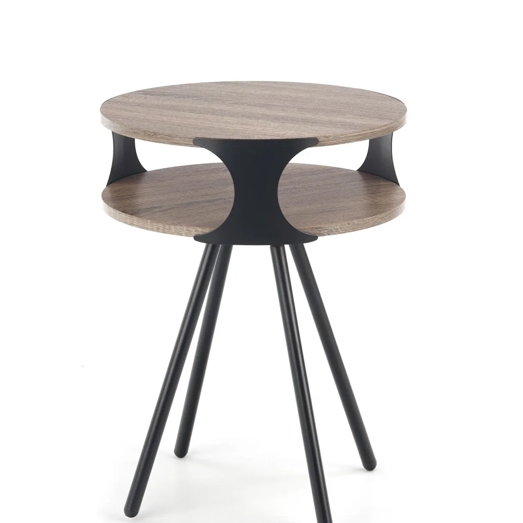 Halmar Kirby, Musta/tammen Värinen Sohvapöytä 2 Halmar Kirby, Musta/tammen Värinen Sohvapöytä - Image 2