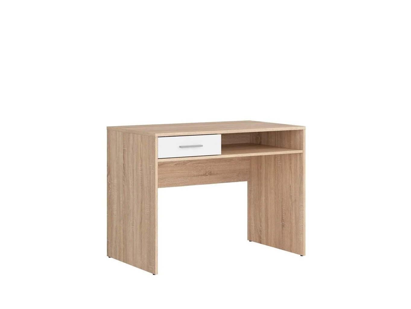 Black Red White Kirjoituspöytä BRW Nepo Plus BIU1S, Tammi / Valkoinen 2 Black Red White Kirjoituspöytä BRW Nepo Plus BIU1S, Tammi / Valkoinen - Image 2