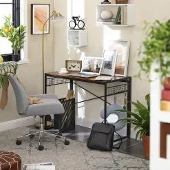 Kirjoituspöytä LWD42X, Ruskea / Musta 10 Kirjoituspöytä LWD42X, Ruskea / Musta -NORE Kalusteet Myymälä kirjoituspoyta lwd42x ruskea musta 33a9f halvempi reference