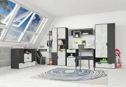 Meblar Kirjoituspöytä Nano 09, Harmaa -NORE Kalusteet Myymälä kirjoituspoyta nano 09 harmaa 90e84 netistai reference