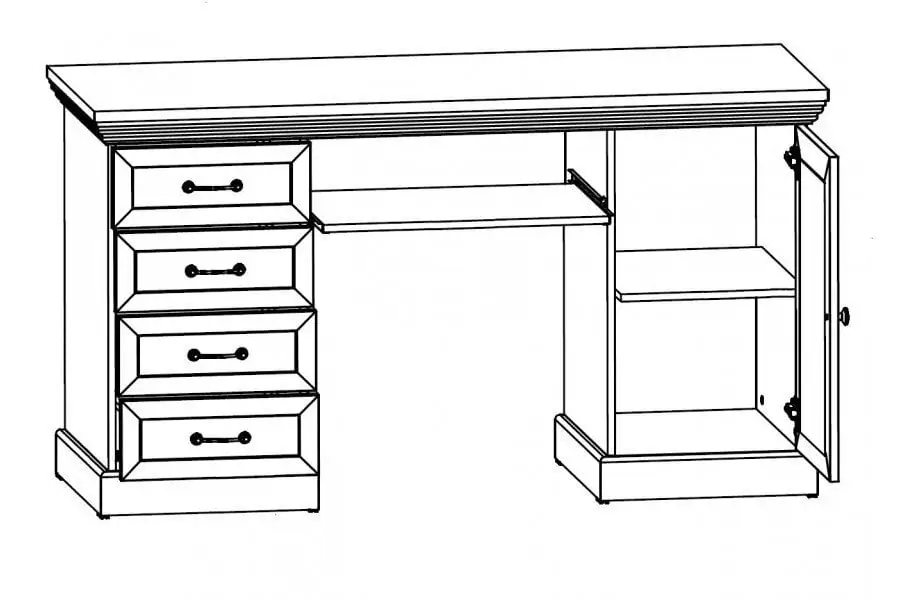 Gala Meble Kirjoituspöytä Royal 4 Gala Meble Kirjoituspöytä Royal - Image 4