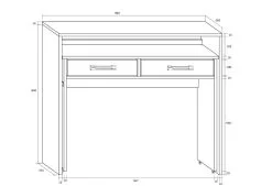 Meblocross Kirjoituspöytä Zoom, Valkoinen/tammi 5 Meblocross Kirjoituspöytä Zoom, Valkoinen/tammi -NORE Kalusteet Myymälä kirjoituspoyta zoom valkoinentammi 70c92 netistai reference