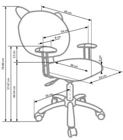 Halmar Kitty Nuorten Toimistotuoli, Pinkki -NORE Kalusteet Myymälä kitty nuorten toimistotuoli pinkki 27c1b palaute reference