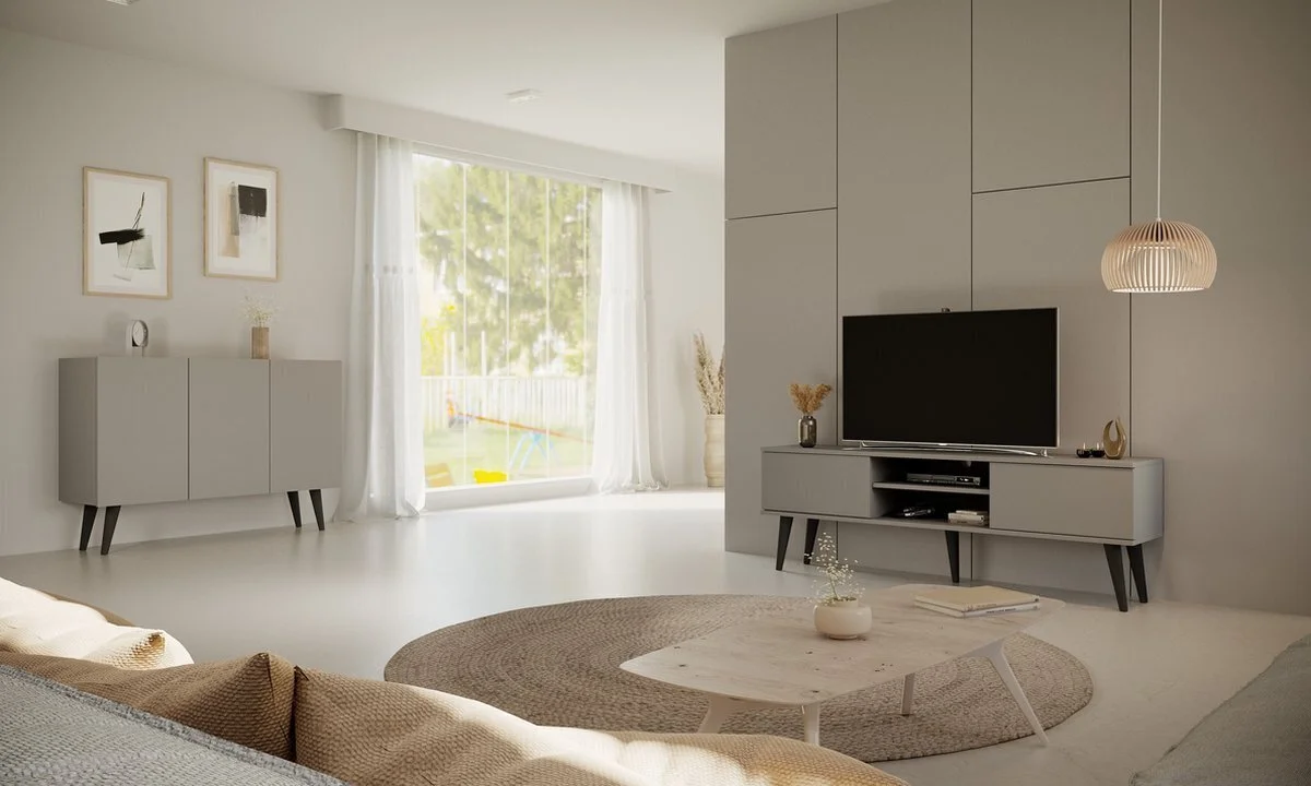 Kocot Kids Toronto -TV-taso, 160 Cm, Harmaa 4 Kocot Kids Toronto -TV-taso, 160 Cm, Harmaa - Image 4