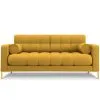 Kolmen Hengen Sohva Cosmopolitan Design Siena, Keltainen.