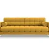 Kolmen Hengen Sohva Cosmopolitan Design Siena, Keltainen.