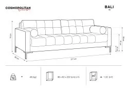 Kolmen Hengen Sohva Cosmopolitan Design Siena, Keltainen. 11 Kolmen Hengen Sohva Cosmopolitan Design Siena, Keltainen. -NORE Kalusteet Myymälä kolmen hengen sohva cosmopolitan design siena keltainen 50b68 osta reference