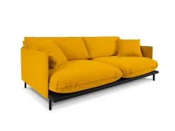 Interieurs86 Kolmen Hengen Sohva Interieurs 86 Auguste, Keltainen -NORE Kalusteet Myymälä kolmen hengen sohva interieurs 86 auguste keltainen a8272 netistai reference