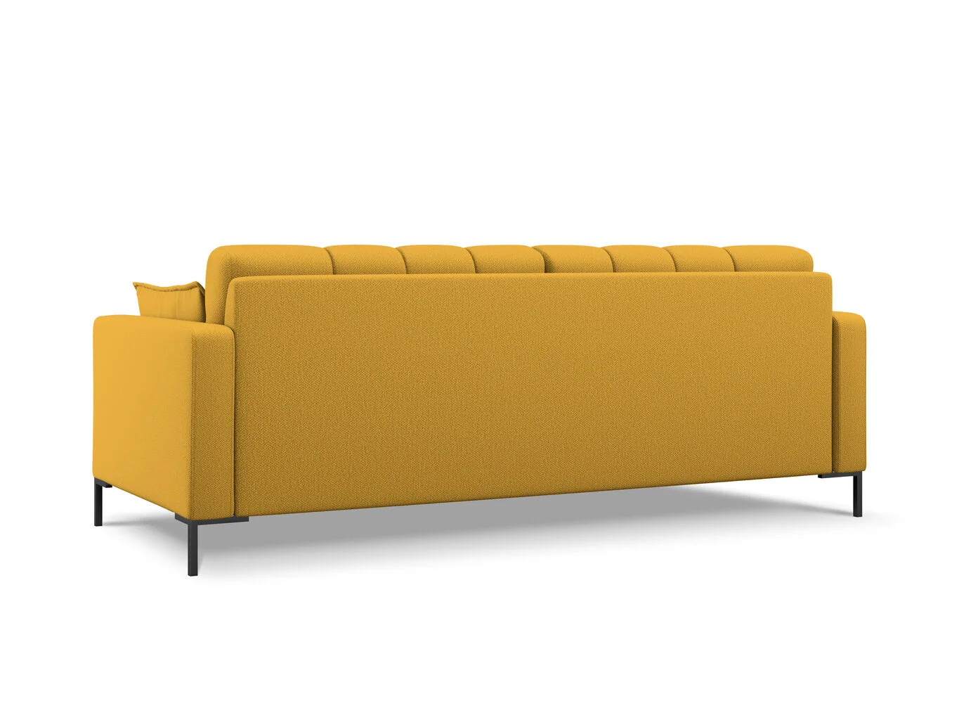 Kolmen Hengen Sohva Micadoni Home Mamaia, Keltainen/musta 3 Kolmen Hengen Sohva Micadoni Home Mamaia, Keltainen/musta - Image 3