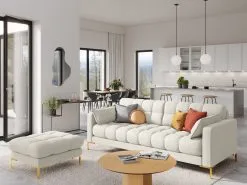 Kolmipaikkainen Sohva Micadoni Home Mamaia, Vaalean Beige Väri / Kultainen Väri -NORE Kalusteet Myymälä kolmipaikkainen sohva micadoni home mamaia vaalean beige ad9f7 halvempi reference