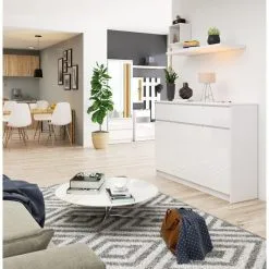 Tuoli NORE 1742, Valkoinen -NORE Kalusteet Myymälä komoda nore 1742 balta 3aa1e netistai reference