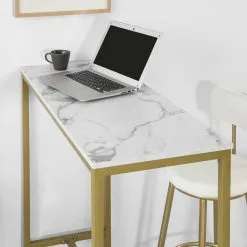 Konsoli SoBuy FSB34-G, Valkoinen/kulta -NORE Kalusteet Myymälä konsoli sobuy fsb34 g valkoinenkulta 8a742 palaute reference