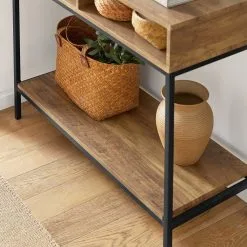 Konsoli SoBuy FSB41-F, Ruskea/musta -NORE Kalusteet Myymälä konsoli sobuy fsb41 f ruskeamusta c0314 halvempi reference