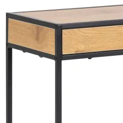 Konsolipöytä Seaford, Musta/tammi -NORE Kalusteet Myymälä konsolipoyta actona seaford mustatammi fc178 halvempi reference