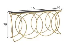 Konsolipöytä Glam, 160x40 Cm, Musta/kulta -NORE Kalusteet Myymälä konsolipoyta glam 160x40 cm mustakulta f1ea5 hinta reference