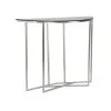 Konsolipöytä Glam, Musta/hopea