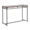 Konsolipöytä Industrial, Musta/ruskea