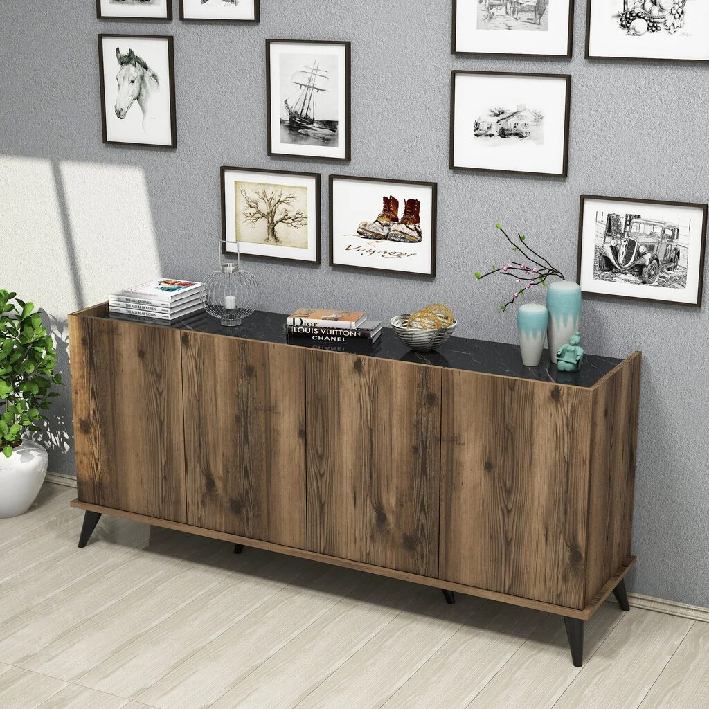 Konsolipöytä Kalune Design Elegante 1604, Ruskea 4 Konsolipöytä Kalune Design Elegante 1604, Ruskea - Image 4