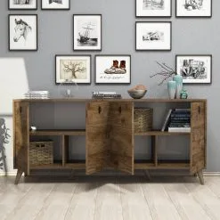 Konsolipöytä Kalune Design Elite 1610, Ruskea -NORE Kalusteet Myymälä konsolipoyta kalune design elite 1610 ruskea b9132 halvempi reference