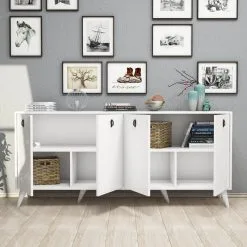 Konsolipöytä Kalune Design Elite 1614, Valkoinen -NORE Kalusteet Myymälä konsolipoyta kalune design elite 1614 valkoinen dd8ef halvempi reference