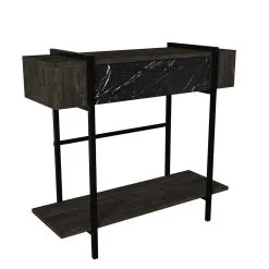 Konsolipöytä Kalune Design Lisbon, Musta/ruskea -NORE Kalusteet Myymälä konsolipoyta kalune design lisbon mustaruskea 9d960 osta reference