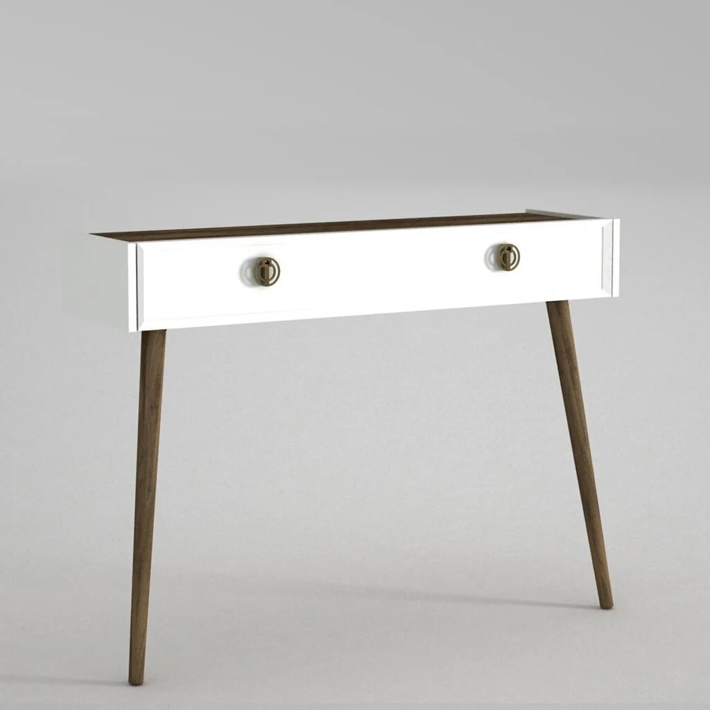 Konsolipöytä Kalune Design Nadya, Valkoinen 1 Konsolipöytä Kalune Design Nadya, Valkoinen