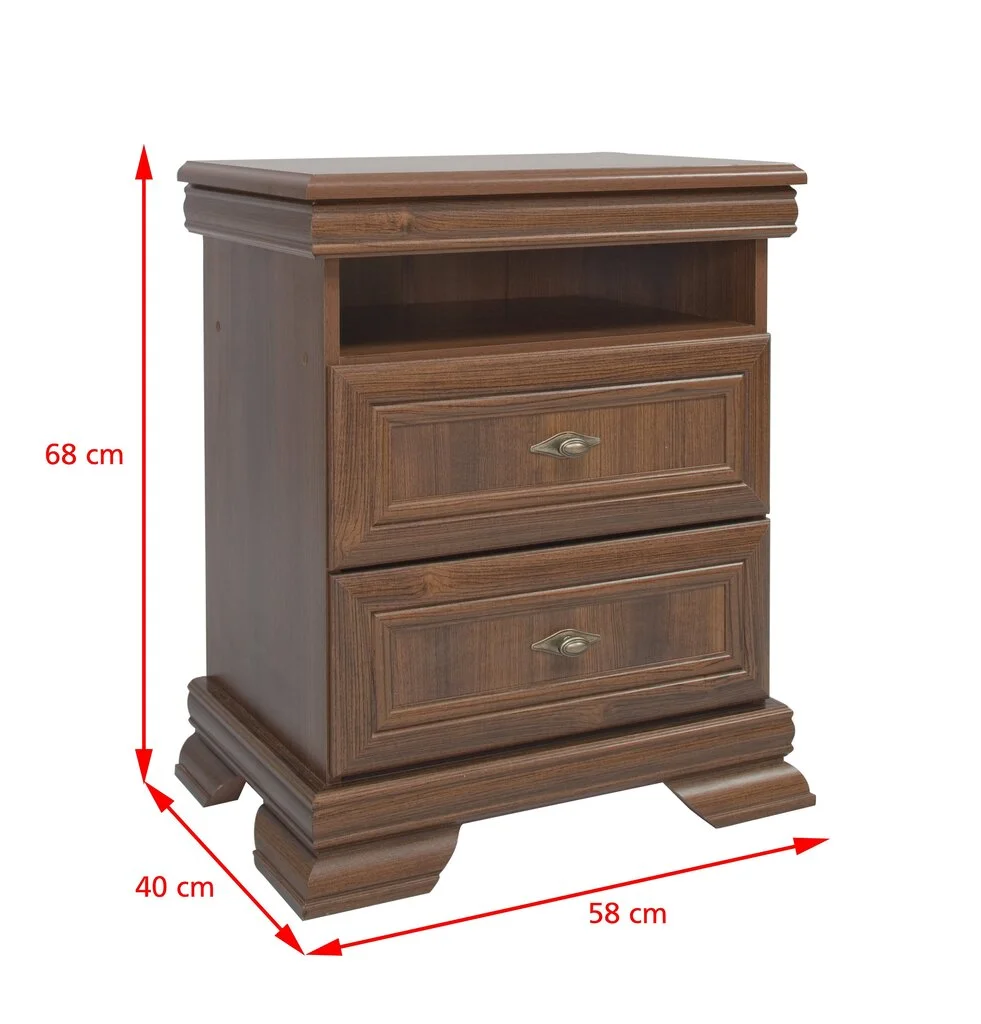 Gala Meble Kora KSN Sivupöytä, Valkoinen 3 Gala Meble Kora KSN Sivupöytä, Valkoinen - Image 3