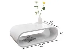 Korkeakiiltoinen Sohvapöytä 120x60 Cm -NORE Kalusteet Myymälä korkeakiiltoinen sohvapoyta 120x60 cm 7ce39 hinta reference