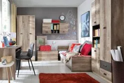 Black Red White Kulmakaappi Malcolm 2D, Ruskea -NORE Kalusteet Myymälä kulmakaappi malcolm 2d ruskea 044f4 halvempi reference