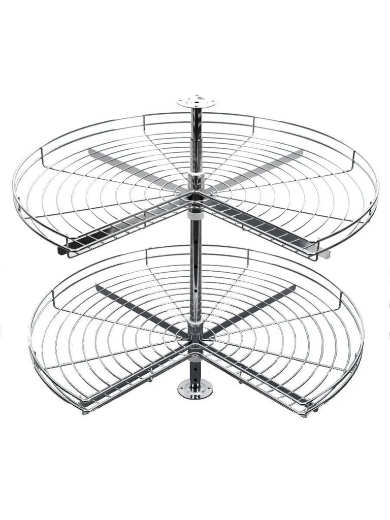 Kulmakaappikaruselli Lupus Eco 82 Cm, Harmaa. 1 Kulmakaappikaruselli Lupus Eco 82 Cm, Harmaa.